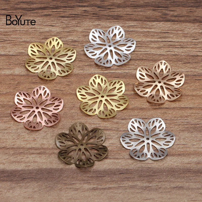 BoYuTe (100 Pieces/Lot) 20MM Metal Brass Flower Filigree Findings Diy Hand Made Materials Jewelry Accessories
BoYuTe (100 Pieces/Lot) 20MM Metal Brass Flower Filigree Findings Diy Hand Made Materials Jewelry Accessories