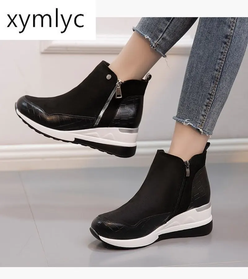 Plus Size Warm Plush Winter Botas Chunky Sneakers Ankle Boots Women Shoes Ladys Zipper Buckle Thick Sole Platform Zapatos Mujer
Plus Size Warm Plush Winter Botas Chunky Sneakers Ankle Boots Women Shoes Ladys Zipper Buckle Thick Sole Platform Zapatos Mujer
