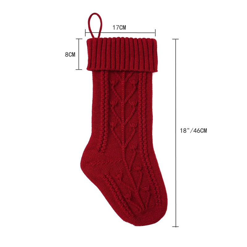 1PC Candy Bag Christmas Decoration Socks Family Pendant Knitted Gift Bag Large Size Woolen Candy Bag Big Gift Candy Bag
1PC Candy Bag Christmas Decoration Socks Family Pendant Knitted Gift Bag Large Size Woolen Candy Bag Big Gift Candy Bag