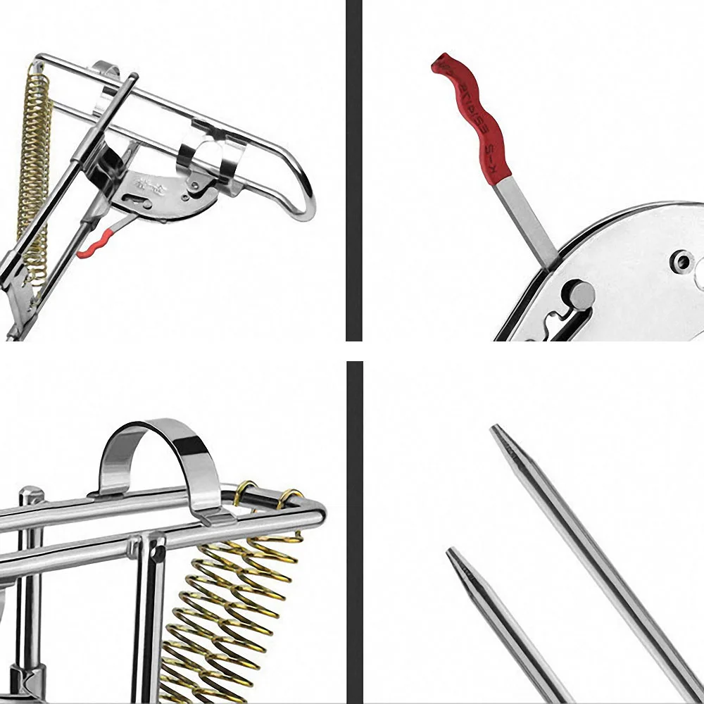 Automatic Fishing Rod Holder Foldable Stainless Steel Double Spring Angle Fishing Pole Tackle Storage Outdoor Fishing Accessory 
Automatic Fishing Rod Holder Foldable Stainless Steel Double Spring Angle Fishing Pole Tackle Storage Outdoor Fishing Accessory