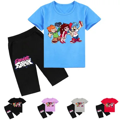 2-16Y New Friday Night Funkin Tracksuit Kids Summer Short Sleeve T-shit+shorts 2 Pcs Sets Toddler Girls Outfits Teen Boy Clothes
2-16Y New Friday Night Funkin Tracksuit Kids Summer Short Sleeve T-shit+shorts 2 Pcs Sets Toddler Girls Outfits Teen Boy Clothes
