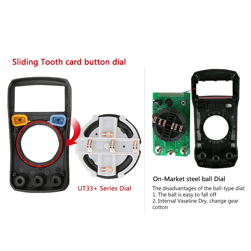 Digital Multimeter UNI-T UT33A+ Tester Voltmeter Ohmmeter Auto Range Handheld AC DC +2mF Capacitance LCD High Precision
Digital Multimeter UNI-T UT33A+ Tester Voltmeter Ohmmeter Auto Range Handheld AC DC +2mF Capacitance LCD High Precision
