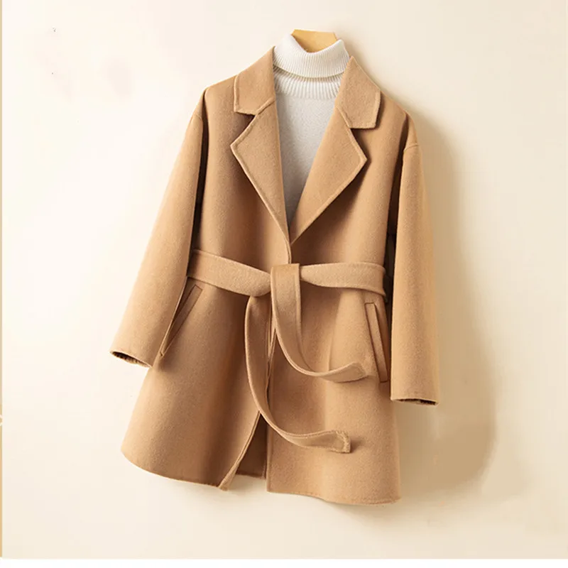 Женское пальто из 2021 шерсти, с двусторонним поясом, повседневное, на осень и зиму, SQQ246, 100%
Женское пальто из 2021 шерсти, с двусторонним поясом, повседневное, на осень и зиму, SQQ246, 100%