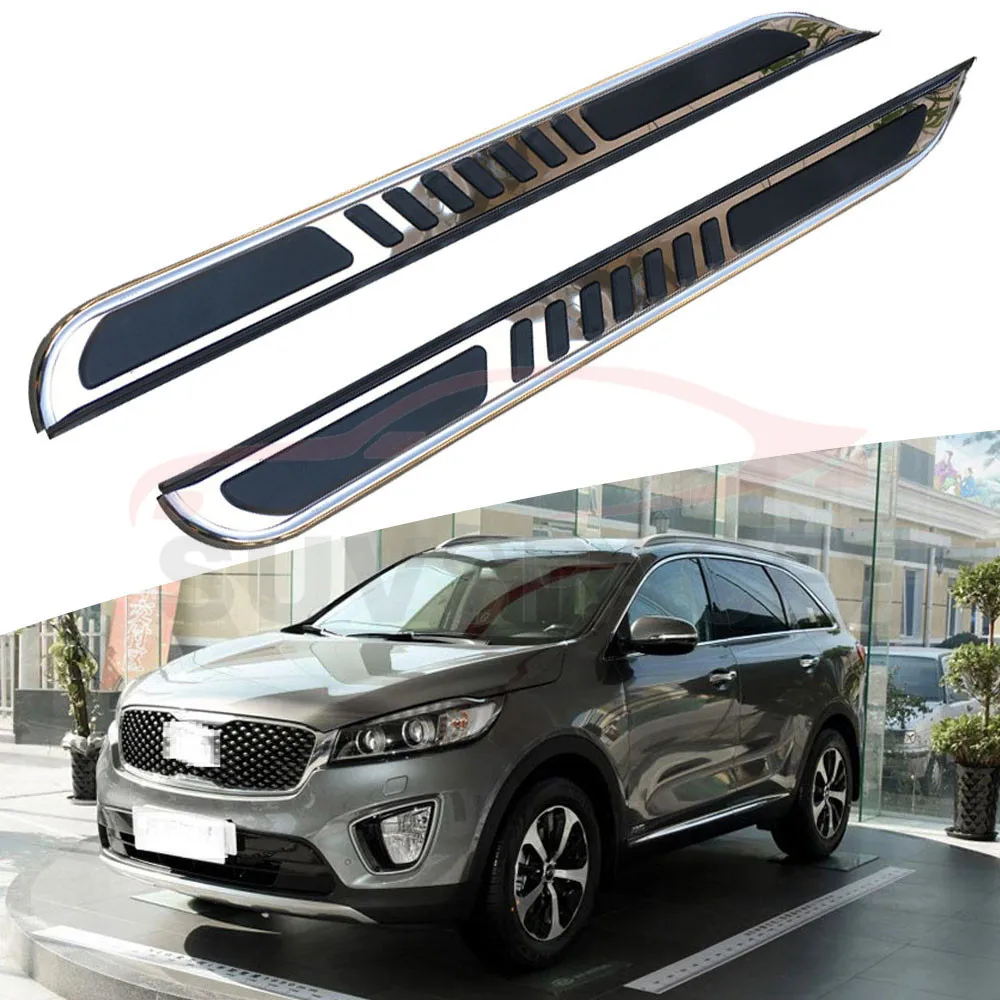 Боковой Шаг подходит для Kia Sorento 2015-2019 Беговая доска nerf bar 2 шт. Левая Правая алюминиевая боковая педаль
Боковой Шаг подходит для Kia Sorento 2015-2019 Беговая доска nerf bar 2 шт. Левая Правая алюминиевая боковая педаль