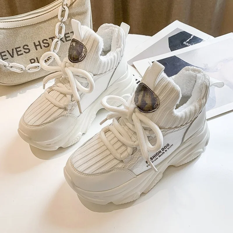 Plus Velvet Old Shoes Women 2021 Winter Sports Shoes Thick-soled Increased Casual Shoes Women Clunky Sneaker Zapatos Mujer
Plus Velvet Old Shoes Women 2021 Winter Sports Shoes Thick-soled Increased Casual Shoes Women Clunky Sneaker Zapatos Mujer