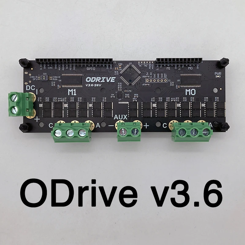 Контроллер ODrive3.6 FOC BLDC AGV с сервоприводом и двойным мотором, макетная плата высокой мощности ODrive 3.6, бесплатная доставка, 120 А, 56 в, 800 Вт
Контроллер ODrive3.6 FOC BLDC AGV с сервоприводом и двойным мотором, макетная плата высокой мощности ODrive 3.6, бесплатная доставка, 120 А, 56 в, 800 Вт