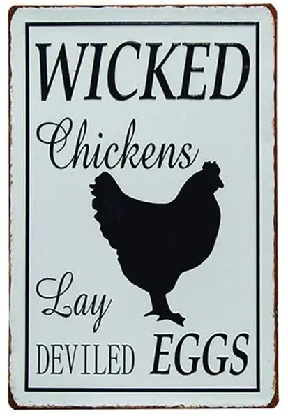 Eggs Metal Tin Sign Wall Decor for Bar/Cafe/Home Kitchen/Restaurant/Garage/Man Cave/Lounge Décor,12" X 8" Inches
Eggs Metal Tin Sign Wall Decor for Bar/Cafe/Home Kitchen/Restaurant/Garage/Man Cave/Lounge Décor,12" X 8" Inches