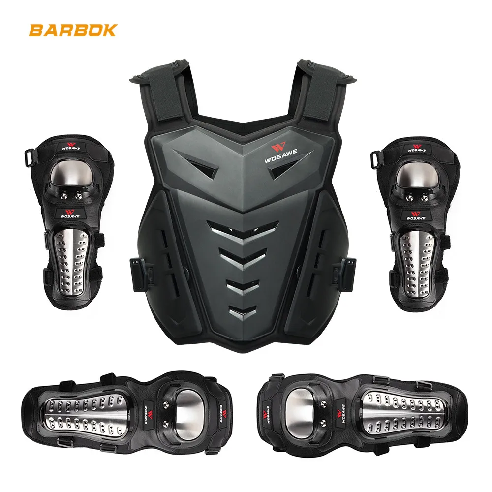 WOSAWE Adult MTB Motorcycle Armor Jacket Motocross Vest Back Chest Body Protector Off-Road Motorbike Protective Gear Armor Suit
WOSAWE Adult MTB Motorcycle Armor Jacket Motocross Vest Back Chest Body Protector Off-Road Motorbike Protective Gear Armor Suit