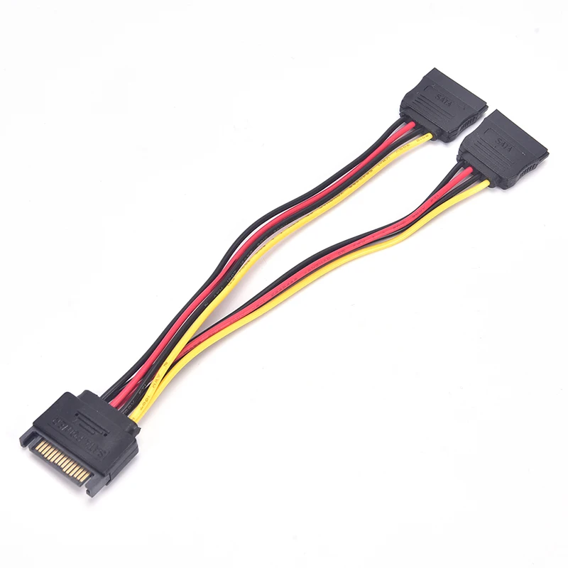 Кабель-разветвитель SATA Power 15-контактный, штекер-гнездо для жесткого диска Jun22
Кабель-разветвитель SATA Power 15-контактный, штекер-гнездо для жесткого диска Jun22
