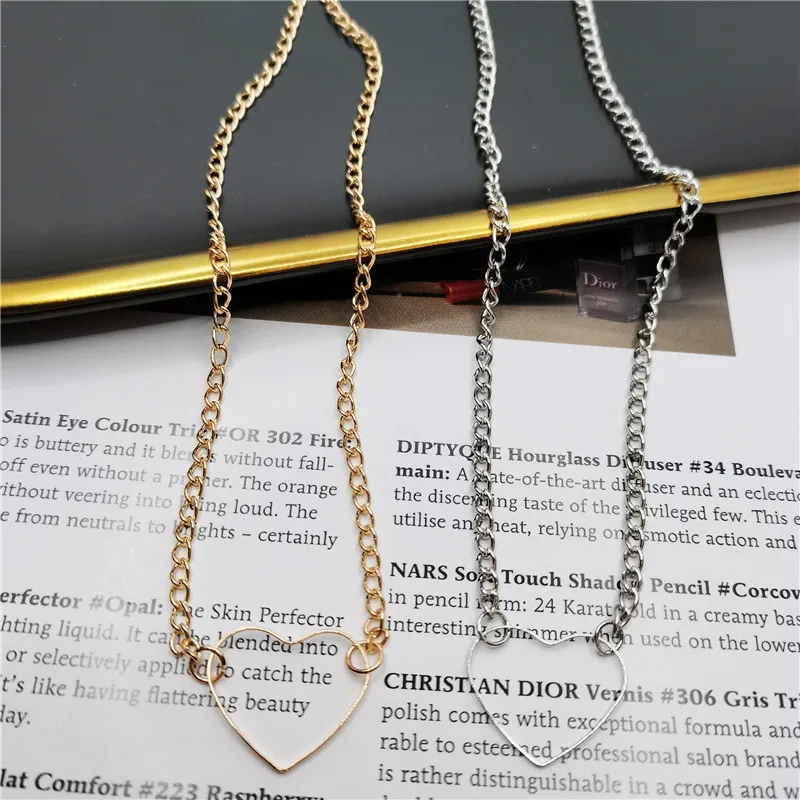 New Fashion Simple Korean Sweet Love Heart Choker Necklace Female Statement Girlfriend Necklace Pendant Collier Femme Gifts
New Fashion Simple Korean Sweet Love Heart Choker Necklace Female Statement Girlfriend Necklace Pendant Collier Femme Gifts