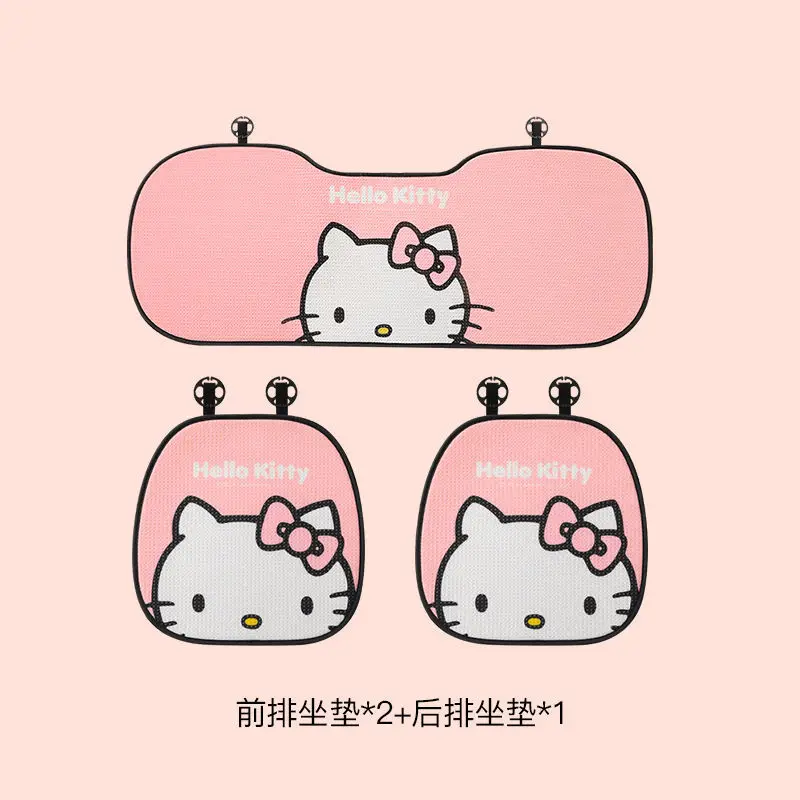 Автомобильное сиденье Hello Kitty TAKARA TOMY, всесезонные универсальные дышащие Нескользящие противогрязные декоративные подушки для автомобиля
Автомобильное сиденье Hello Kitty TAKARA TOMY, всесезонные универсальные дышащие Нескользящие противогрязные декоративные подушки для автомобиля