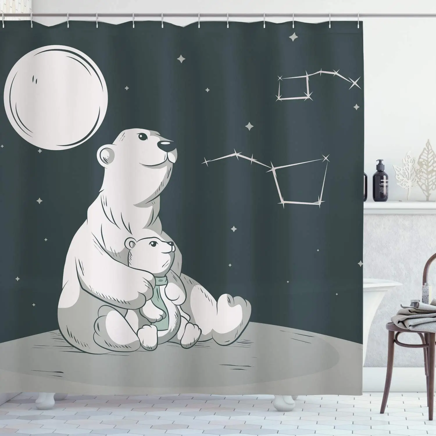 Звездная ночь душ Шторы мать полярный медведь своего сына вид звезд созвездия иллюстрация, для ванной настенный Декор для ванной комнаты с ...
Звездная ночь душ Шторы мать полярный медведь своего сына вид звезд созвездия иллюстрация, для ванной настенный Декор для ванной комнаты с ...