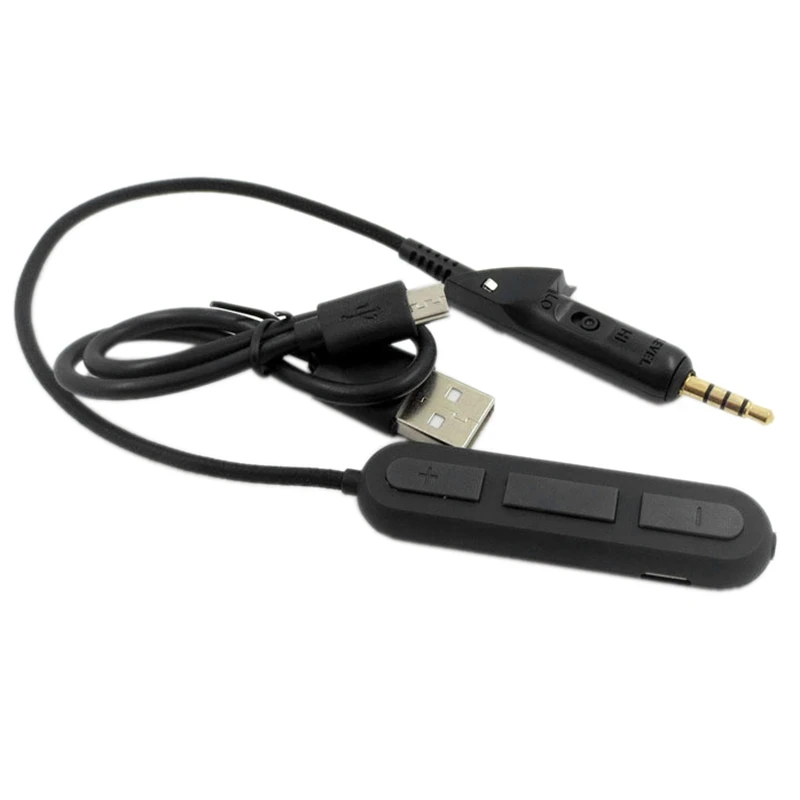 Wireless Bluetooth 5.0 Receiver Cable Audio Adapter Cord Replacement for QuietComfort QC15 Headphones
Wireless Bluetooth 5.0 Receiver Cable Audio Adapter Cord Replacement for QuietComfort QC15 Headphones