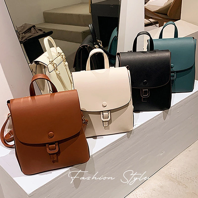 CEZIRA Women Fashion Backpacks PU Vegan Leather Luxury Design Flap School Bag For Teenager Girls Travel Shoulder Bags Knapsack
CEZIRA Women Fashion Backpacks PU Vegan Leather Luxury Design Flap School Bag For Teenager Girls Travel Shoulder Bags Knapsack