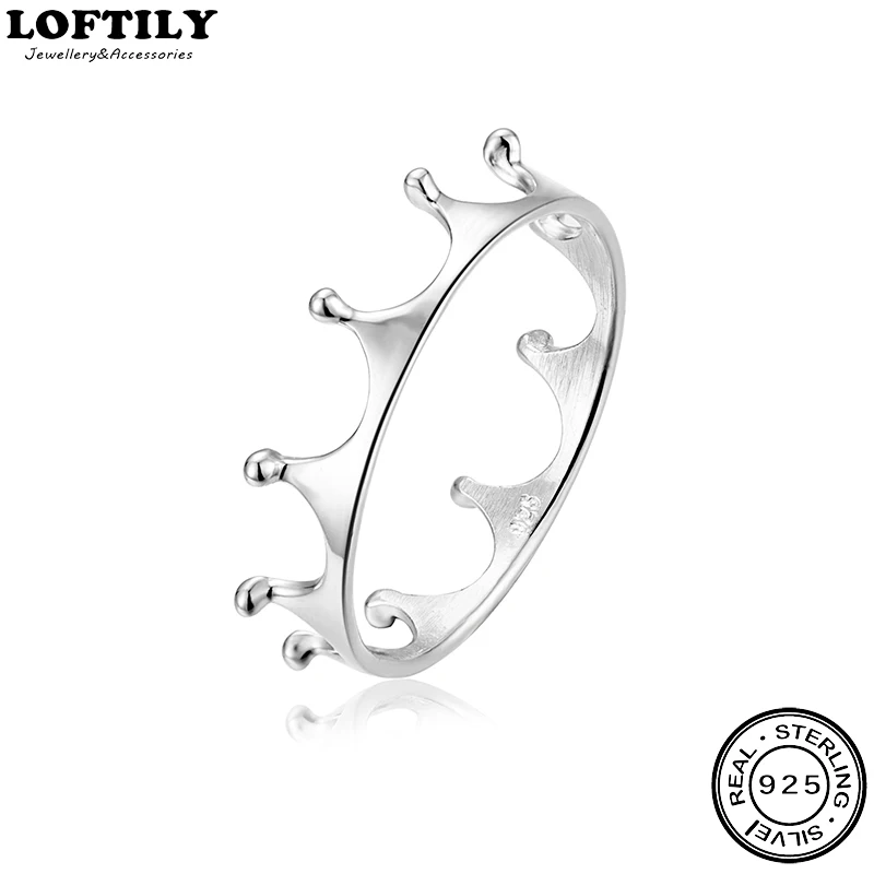 Simple Female Crown Finger Ring 925 Sterling Silver Fresh Sweet Women Jewelry Prom Wedding Engagement Rings Girlfriend Gift
Simple Female Crown Finger Ring 925 Sterling Silver Fresh Sweet Women Jewelry Prom Wedding Engagement Rings Girlfriend Gift