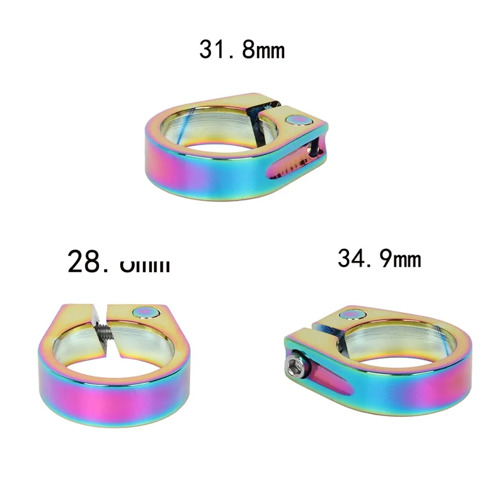 MTB Bike Seat Post Tube Clamp Colorful 28.6mm 31.8mm 34.9mm Aluminum Alloy Road Mountain Bicycle Seatpost Clamp Cycling Parts
MTB Bike Seat Post Tube Clamp Colorful 28.6mm 31.8mm 34.9mm Aluminum Alloy Road Mountain Bicycle Seatpost Clamp Cycling Parts