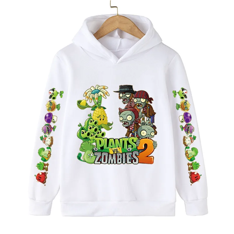 2022 popular boys and girls plant VS zombie print cartoon hooded children's pullover autumn and early winter hooded jacket
2022 popular boys and girls plant VS zombie print cartoon hooded children's pullover autumn and early winter hooded jacket