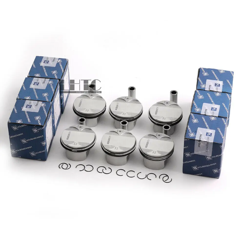 Комплект поршневых колец 6x Φ 82 мм для BMW E81 E87 E83 E84 E90 E91 E92 E93 E60 E61 323i 325i 523i 525i 2.5L L6