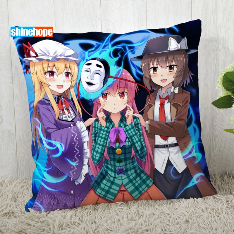 

Hata no Kokoro Pillow Cover Customize Anime Pillowcase Modern Home Decorative Pillow Case For Living Room 45X45cm,40X40cm