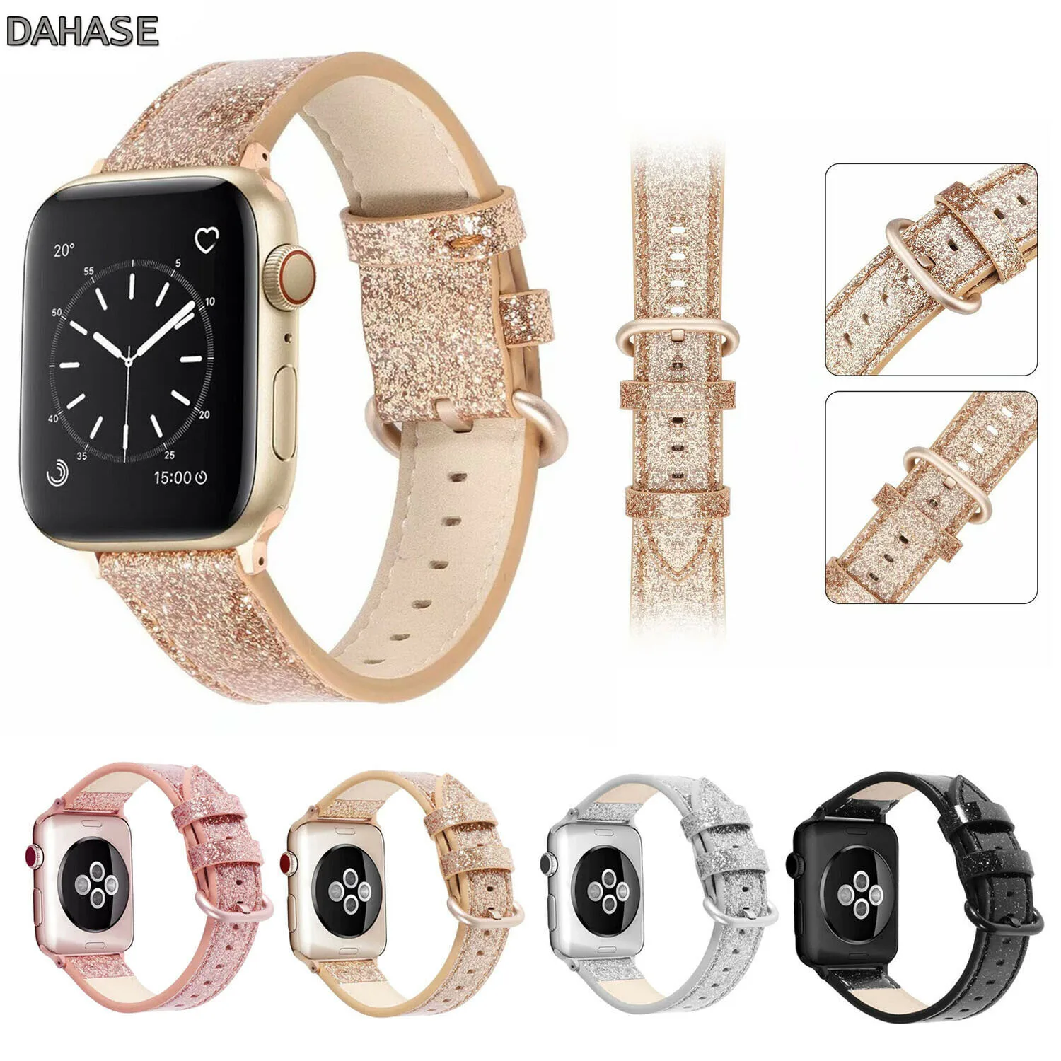 Bling Christmas Leather Band for Apple Watch Series SE 6 5 4 3 2 1 Strap Classic Buckle Watchband for iWatch 44/40/42/38mm Belt
Bling Christmas Leather Band for Apple Watch Series SE 6 5 4 3 2 1 Strap Classic Buckle Watchband for iWatch 44/40/42/38mm Belt
