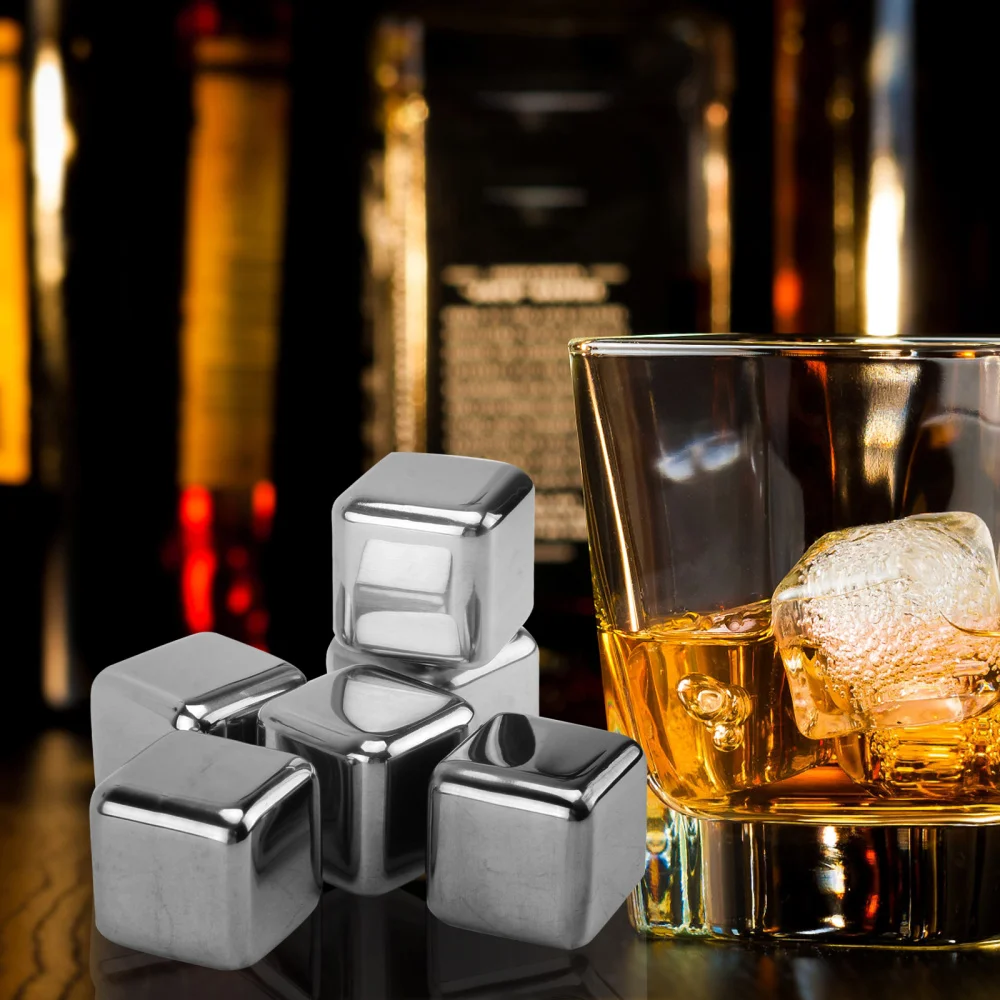 1 Set of Cooling Ice Cubes Stainless Whisky Cubes Beverage Metal Blocks (Silver)
1 Set of Cooling Ice Cubes Stainless Whisky Cubes Beverage Metal Blocks (Silver)