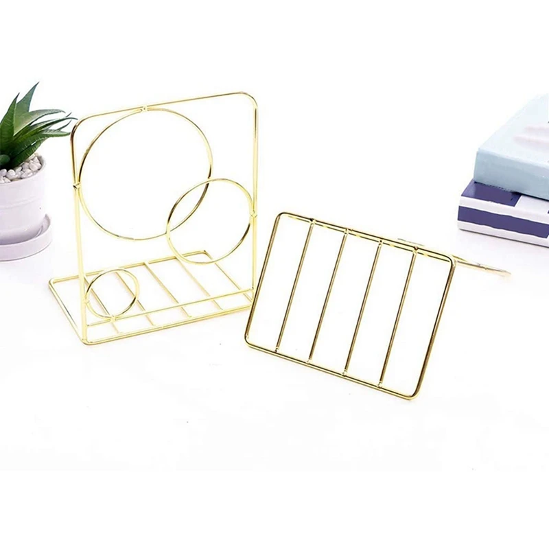 2 Pair Bookends Gold , Decorative Metal Book Ends Supports for Shelves - 20 x 13 x 10Cm & 19 x 13.5 x 11Cm
2 Pair Bookends Gold , Decorative Metal Book Ends Supports for Shelves - 20 x 13 x 10Cm & 19 x 13.5 x 11Cm