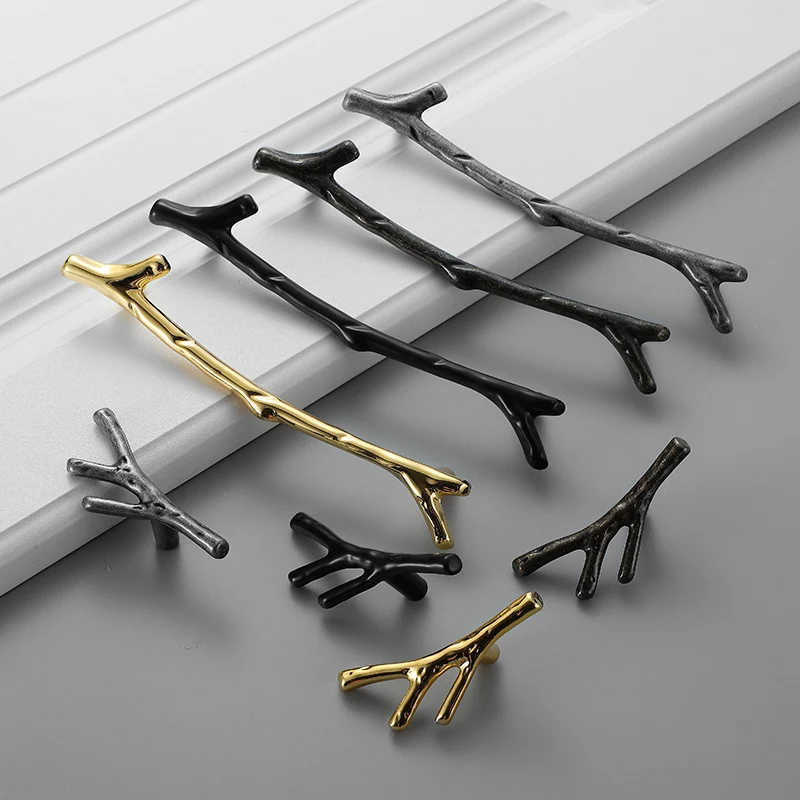 Furniture Cabinet Drawer Handle Knob Kitchen Metal Zinc Gold Silver Black Tree Branch Twig Cupboard Wardrobe Closet Door Pull
Furniture Cabinet Drawer Handle Knob Kitchen Metal Zinc Gold Silver Black Tree Branch Twig Cupboard Wardrobe Closet Door Pull