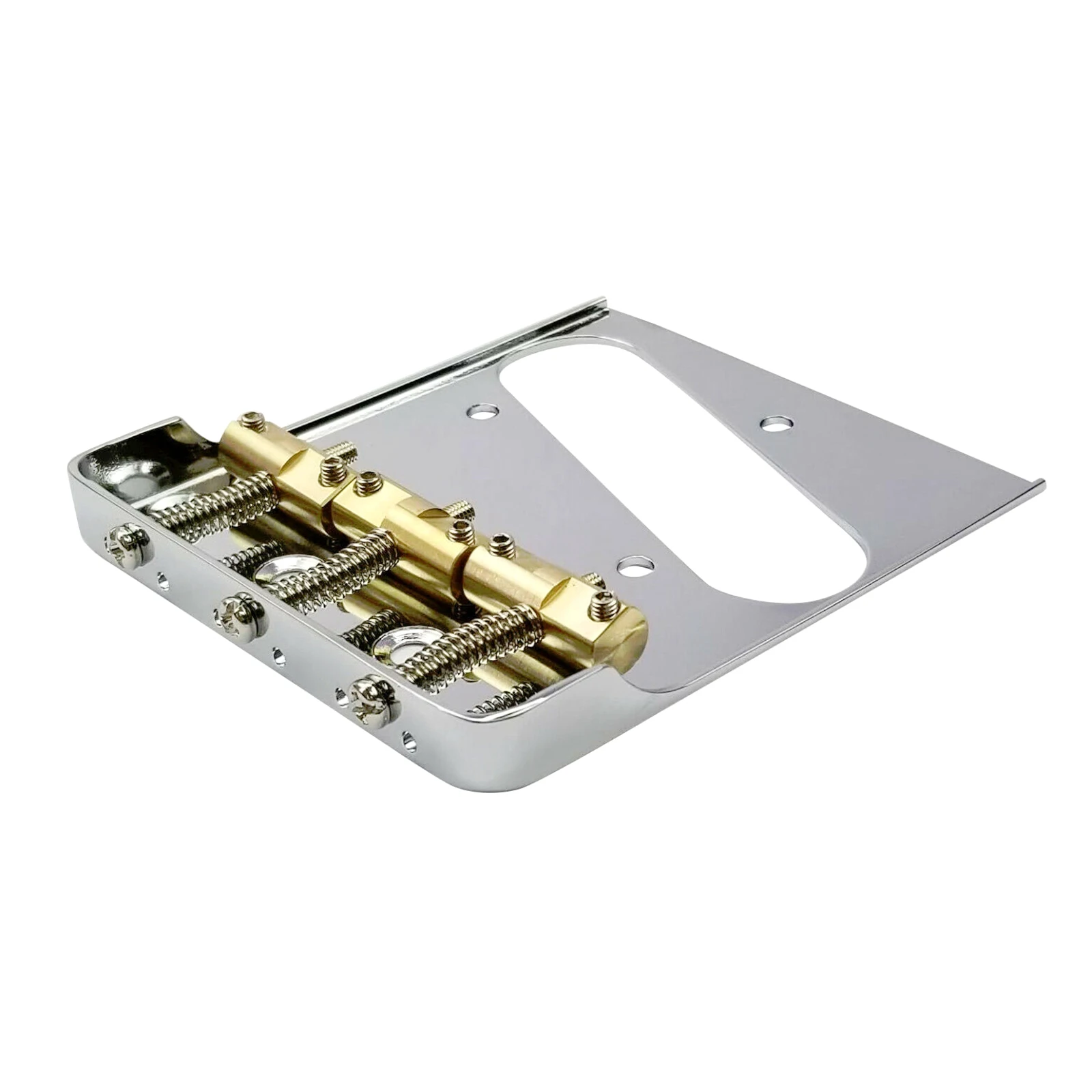 Chrome Silver Vintage Style Fixed Electric Guitar Bridge With Brass Saddles for TL Guitar Bridge Replacement
Chrome Silver Vintage Style Fixed Electric Guitar Bridge With Brass Saddles for TL Guitar Bridge Replacement