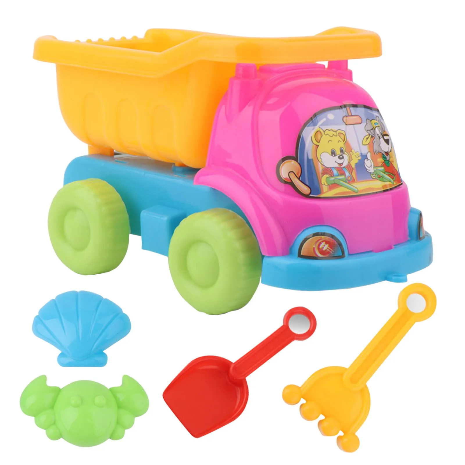 Kids Beach Toys 5 Pcs Baby Beach Play Set Children Sandbox Set Summer Sand Play Sand Water Game Beach Play Cart Beach Toys FE
Kids Beach Toys 5 Pcs Baby Beach Play Set Children Sandbox Set Summer Sand Play Sand Water Game Beach Play Cart Beach Toys FE