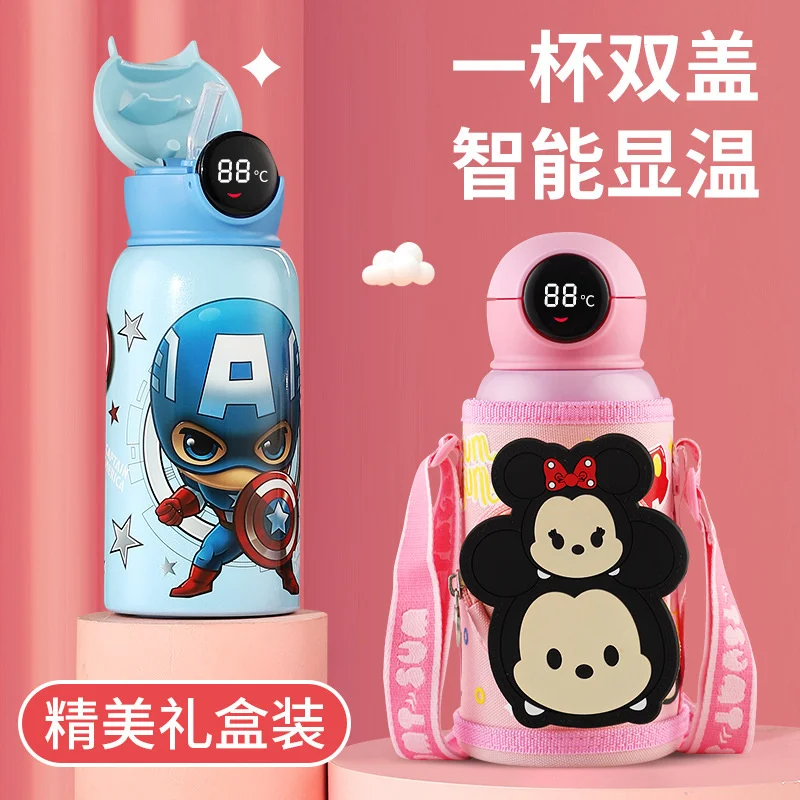 Disney double cover gift box intelligent temperature display children's thermos cup 316 student water cup portable lovely kettle
Disney double cover gift box intelligent temperature display children's thermos cup 316 student water cup portable lovely kettle