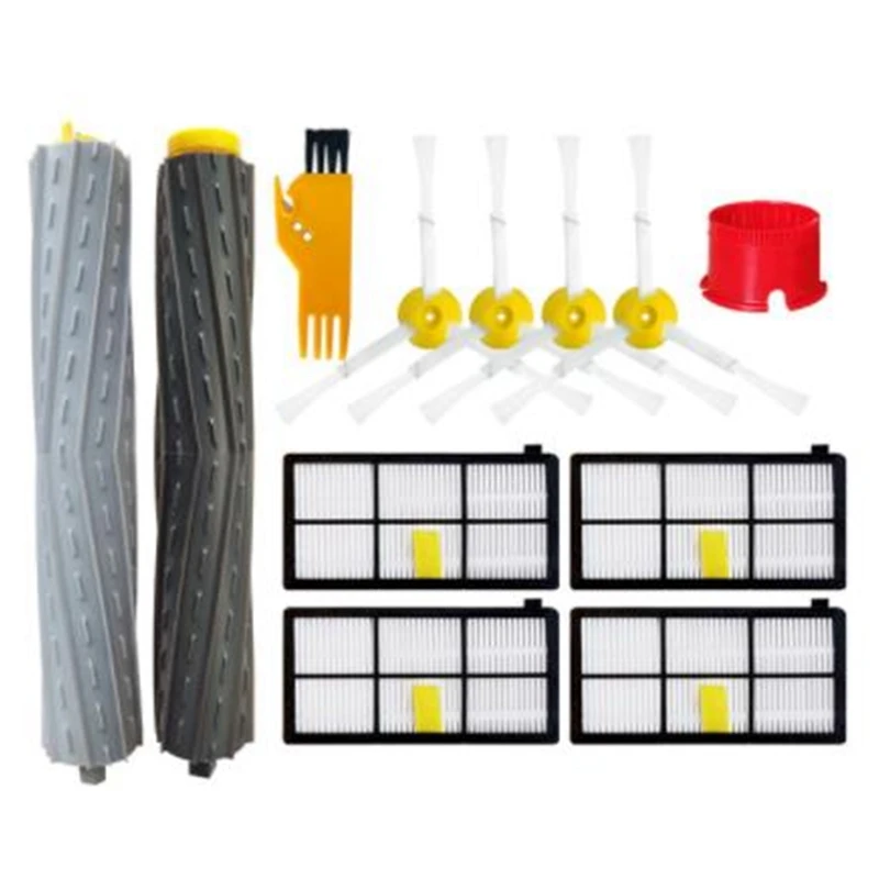 Main Brush Side Brushes Hepa Filter for IRobot Roomba 800 900 Series 860 880 960Robotic Vacuum Cleaner Parts
Main Brush Side Brushes Hepa Filter for IRobot Roomba 800 900 Series 860 880 960Robotic Vacuum Cleaner Parts