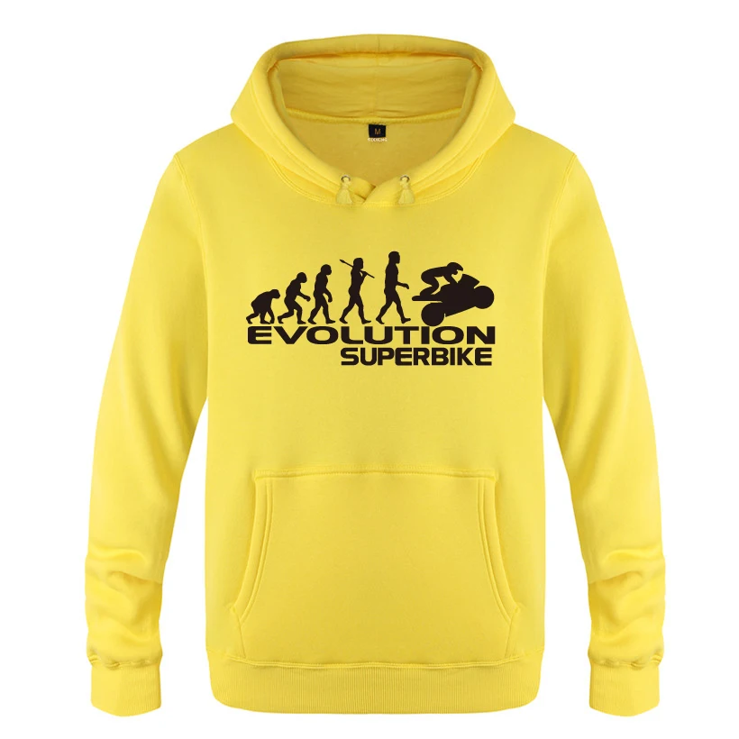 Evolution Of A Superbike Motorbike Funny Novelty Hoodies Men 2020 Men's Pullover Fleece Hooded Sweatshirts | Мужская одежда