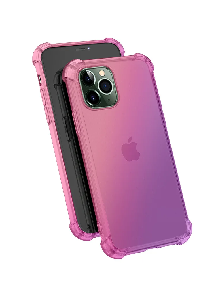 Suitable for 12pro Apple Xsmax Mobile Phone Shell IPhone11 Gradient Color 8P 7Plus Xs Max12 Four-corner Airbag Anti-fall Protect
Suitable for 12pro Apple Xsmax Mobile Phone Shell IPhone11 Gradient Color 8P 7Plus Xs Max12 Four-corner Airbag Anti-fall Protect