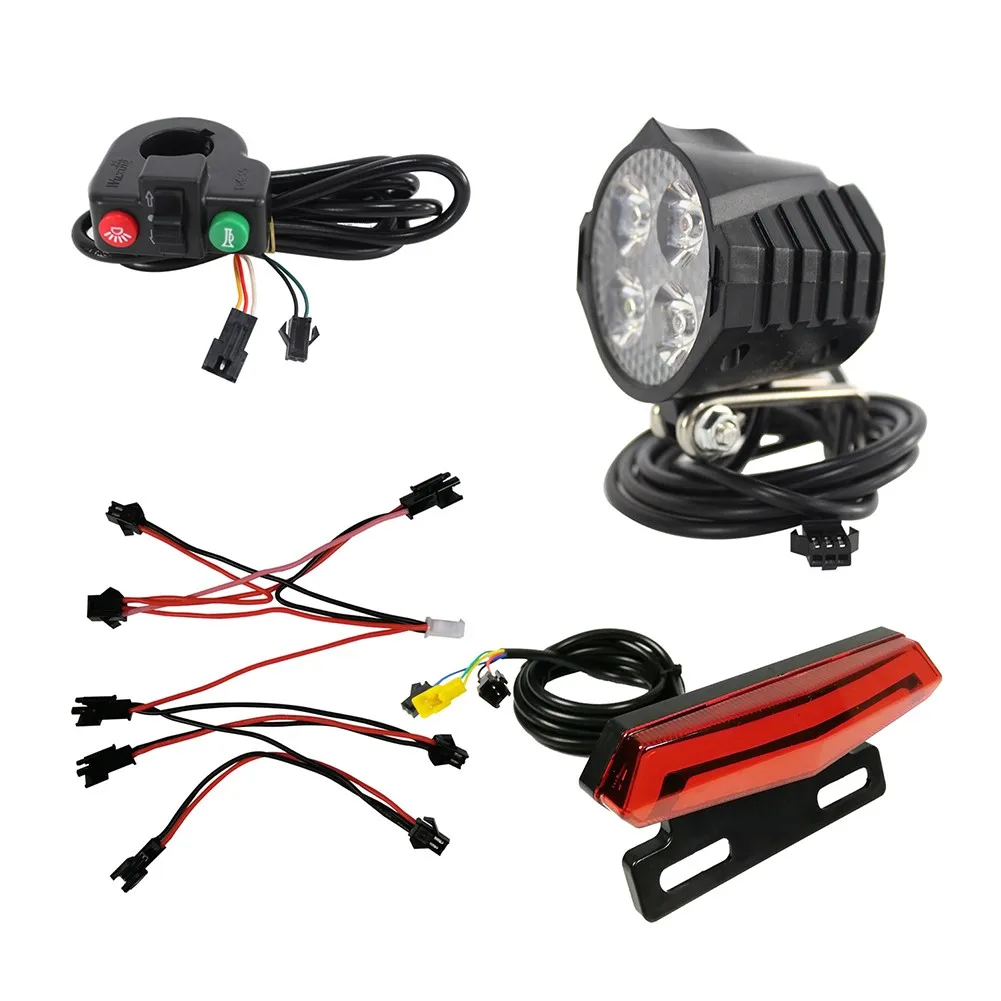 Electric Bike Front And Ebike Rear Light Set 12V 24V 36V 48V LED Brake Lamp Night Cycling
Electric Bike Front And Ebike Rear Light Set 12V 24V 36V 48V LED Brake Lamp Night Cycling