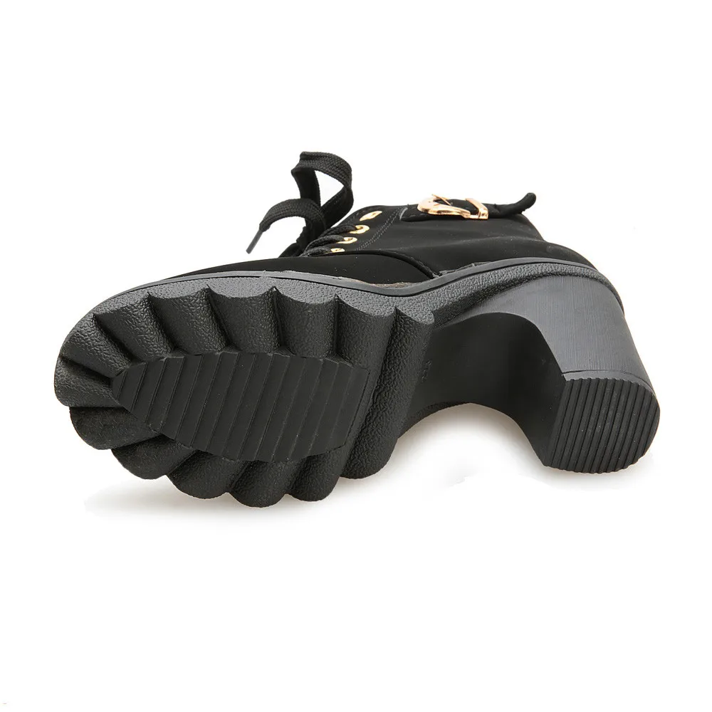 SAGACE Boots Women Womens Fashion High Heel Lace Up Ankle Boots For Women Ladies Buckle Platform Shoes Woman
SAGACE Boots Women Womens Fashion High Heel Lace Up Ankle Boots For Women Ladies Buckle Platform Shoes Woman