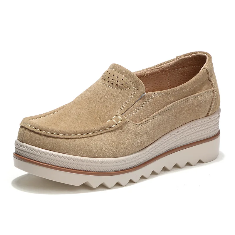 Women's Shoes 2021 Spring Autumn Genuine Leather platform sneakers slip on casual shoes female wedge sneakers for women
Women's Shoes 2021 Spring Autumn Genuine Leather platform sneakers slip on casual shoes female wedge sneakers for women