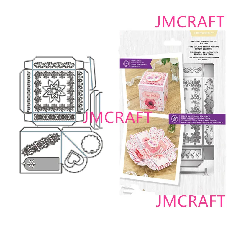 JMCRAFT 2021 Новинка любовь Цветочная коробка металлические штампы для резки 3D сделай сам Скрапбукинг ручная работа бумага металлические стальн...
JMCRAFT 2021 Новинка любовь Цветочная коробка металлические штампы для резки 3D сделай сам Скрапбукинг ручная работа бумага металлические стальн...