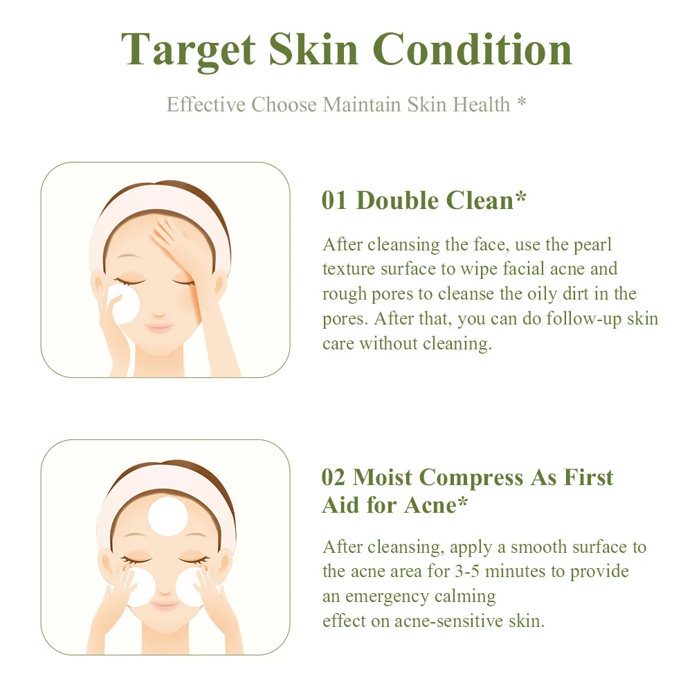 40 Pieces Salicylic acid Acne Control Cotton Sheets Deep-Cleaning Moisturizing Nourishing Anti-Aging Oil-control Cleansing pads
40 Pieces Salicylic acid Acne Control Cotton Sheets Deep-Cleaning Moisturizing Nourishing Anti-Aging Oil-control Cleansing pads
