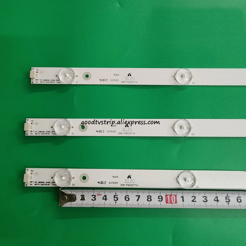 LED Strip Backlight for TCL H28V9900 H28VPP00 4C-LB280T-YH2 YH1 3 T0T-28B2550-3030C-5S1P
LED Strip Backlight for TCL H28V9900 H28VPP00 4C-LB280T-YH2 YH1 3 T0T-28B2550-3030C-5S1P