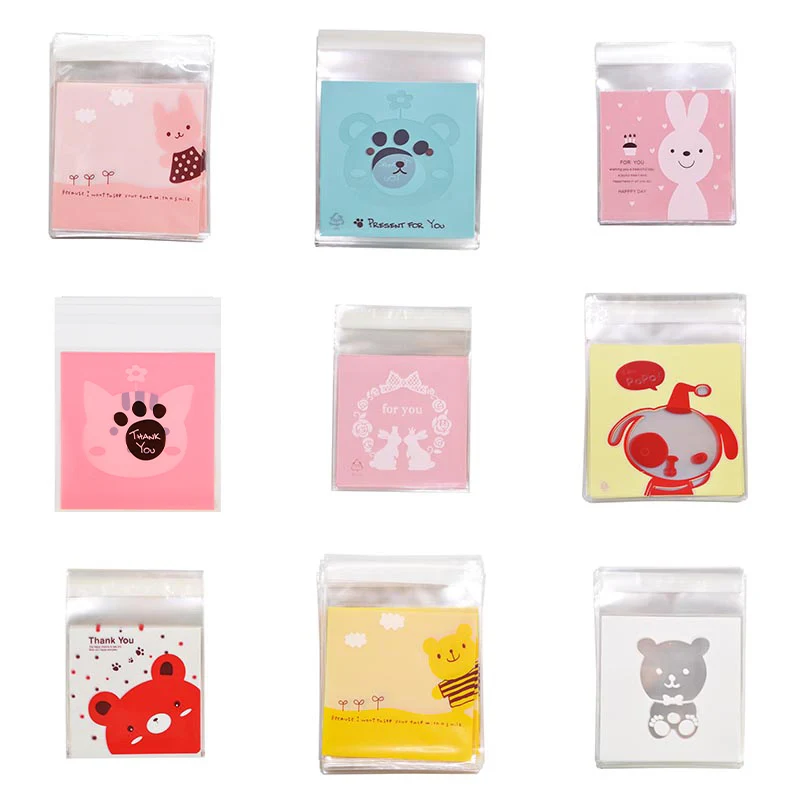 50pcs 10x10cm Cute Cartoon Gifts Bags Cookie Packaging Self-adhesive Plastic Bags for Wedding Biscuits Candy Cake Package
50pcs 10x10cm Cute Cartoon Gifts Bags Cookie Packaging Self-adhesive Plastic Bags for Wedding Biscuits Candy Cake Package