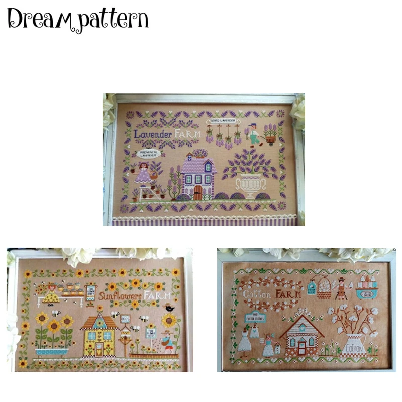 Lavender cotten farm cross stitch kit simple design cotton silk 18ct 14ct 11ct linen flaxen canvas embroidery needlework
Lavender cotten farm cross stitch kit simple design cotton silk 18ct 14ct 11ct linen flaxen canvas embroidery needlework