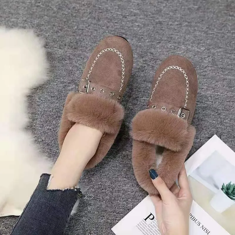 2021 Winter New Flat Bottom Plus Fluffy Cotton Shoes Bow Knot Peas Shoes Snow Boots Student Women's Shoes
2021 Winter New Flat Bottom Plus Fluffy Cotton Shoes Bow Knot Peas Shoes Snow Boots Student Women's Shoes