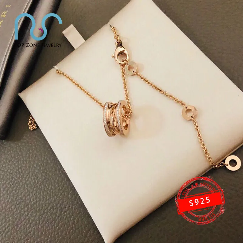 S925 Sterling Silver Zero Necklace Brand Luxury Hollow Spiral Double Side Band Drill Necklace Original Jewelry New 1:1 With Logo
S925 Sterling Silver Zero Necklace Brand Luxury Hollow Spiral Double Side Band Drill Necklace Original Jewelry New 1:1 With Logo