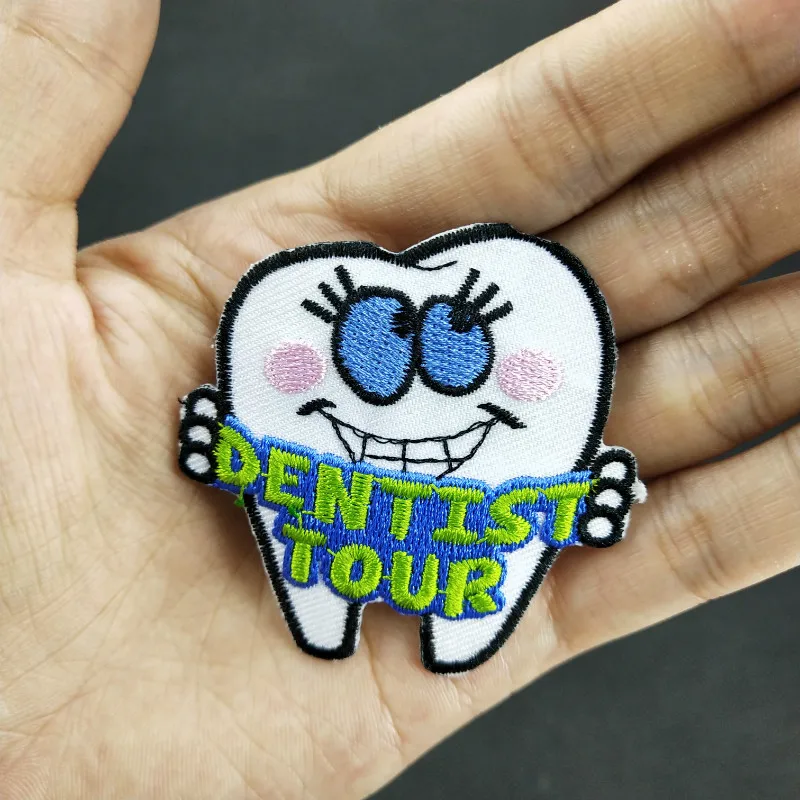 Dentist Tour White Teeth (Size:5.6x5.6cm) Novelty Decals Clothing Stylish Decor Garment Apparel Sticker Iron on Patches
Dentist Tour White Teeth (Size:5.6x5.6cm) Novelty Decals Clothing Stylish Decor Garment Apparel Sticker Iron on Patches