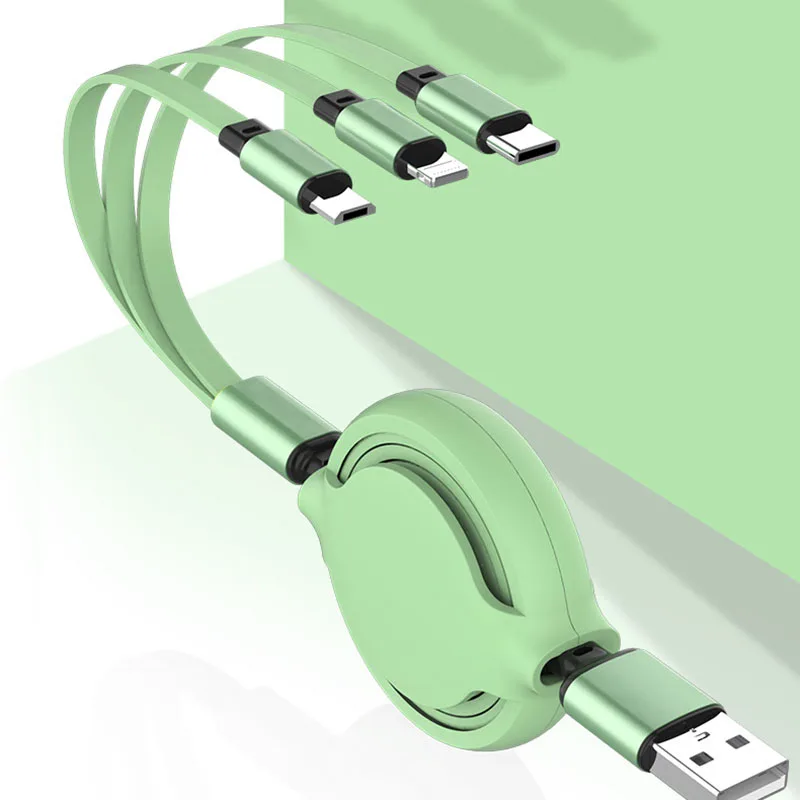 2 шт./лот 1,2 м Выдвижной USB кабель 3 в 1 быстрая зарядка Тип C Micro USB зарядный кабель шнур Мобильный телефон зарядное устройство линия 
2 шт./лот 1,2 м Выдвижной USB кабель 3 в 1 быстрая зарядка Тип C Micro USB зарядный кабель шнур Мобильный телефон зарядное устройство линия