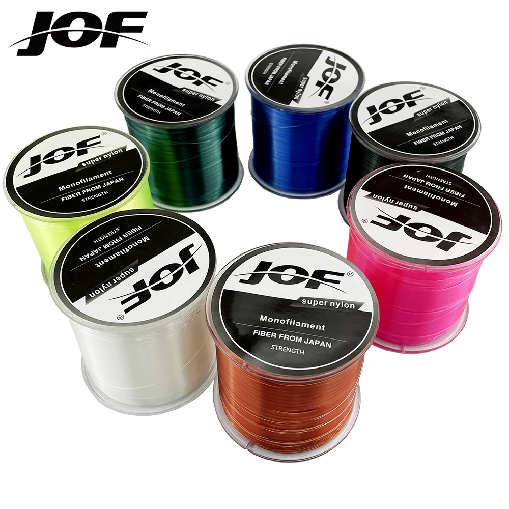 JOF 500m Fishing Line Leader Line Nylon Strong Fishing Wire Monofilament Bass Wire Kink Fishing Equipment Accessories
JOF 500m Fishing Line Leader Line Nylon Strong Fishing Wire Monofilament Bass Wire Kink Fishing Equipment Accessories