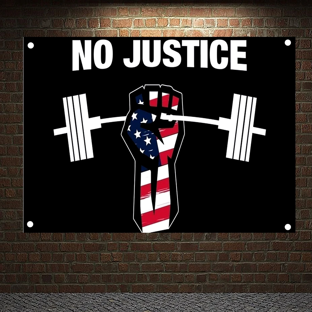 NO JUSTICE Motivational Workout Poster Canvas Painting Exercise Fitness Banners Flag Bodybuilding Sports Gym Decoration Tapestry
NO JUSTICE Motivational Workout Poster Canvas Painting Exercise Fitness Banners Flag Bodybuilding Sports Gym Decoration Tapestry