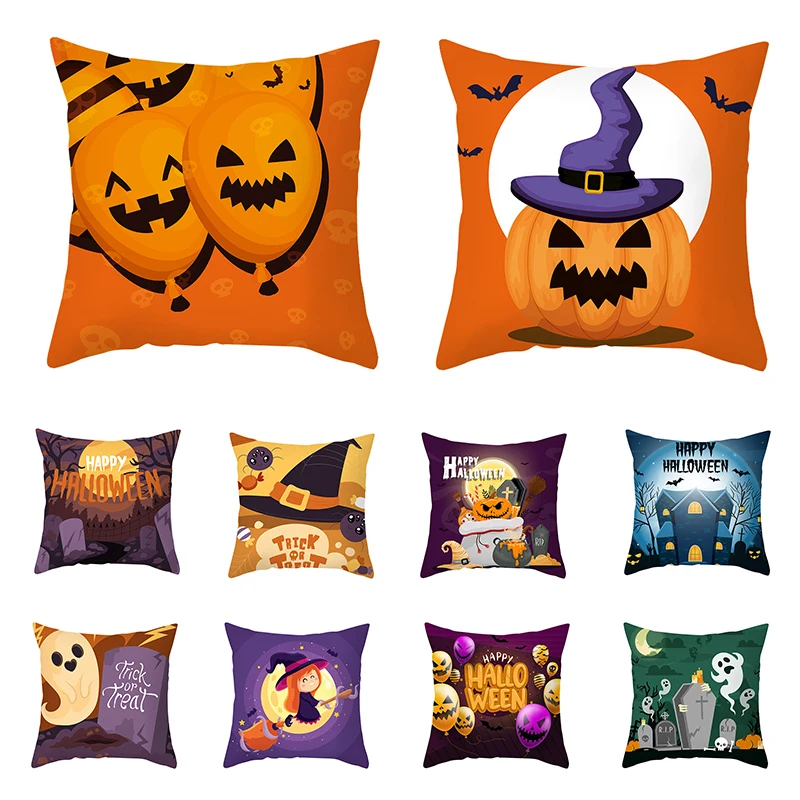 Happy Halloween Letters Throw Pillow Cover Pillowcase 45x45cm Car Sofa Pillow Covers Decoration Halloween Decorative Pillowcase
Happy Halloween Letters Throw Pillow Cover Pillowcase 45x45cm Car Sofa Pillow Covers Decoration Halloween Decorative Pillowcase