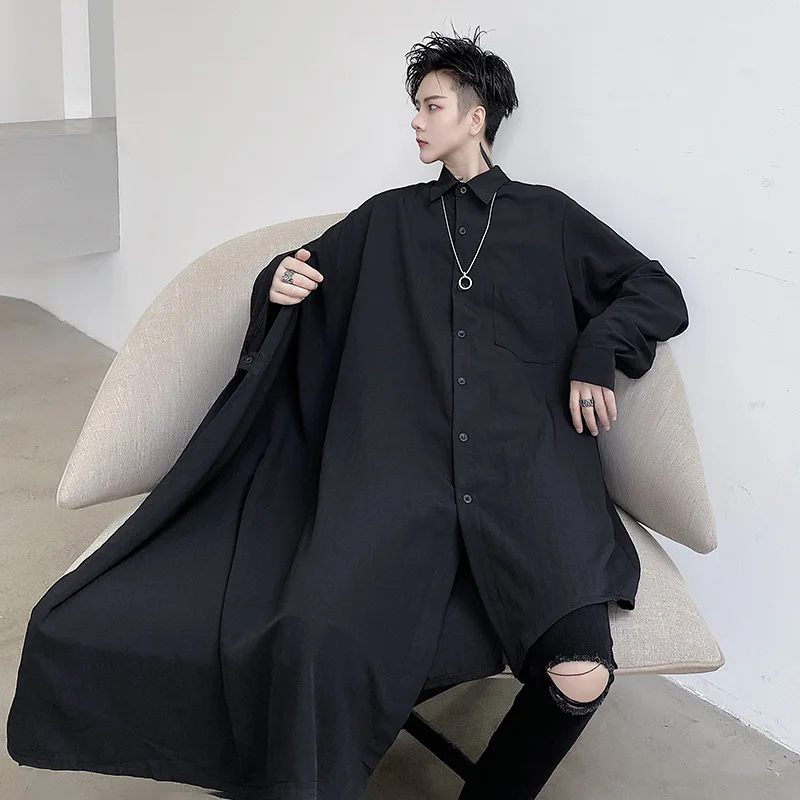 Stage Show Clothing Men Long Sleeve Casual Loose Shirt Male Women Couple Oversize Streetwear Gothic Shirt
Stage Show Clothing Men Long Sleeve Casual Loose Shirt Male Women Couple Oversize Streetwear Gothic Shirt