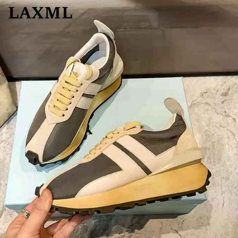 Brand Designer LAXML 2021 New Color Matching Platform Fashion Sneakers Retro Breathable Casual Shoes Lightweight Women's Shoes
Brand Designer LAXML 2021 New Color Matching Platform Fashion Sneakers Retro Breathable Casual Shoes Lightweight Women's Shoes